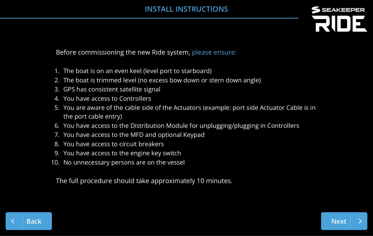 Configuration Instructions – Seakeeper Manuals