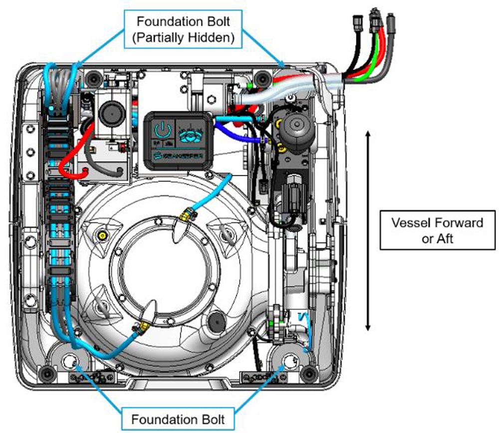 Seakeeper 1 Components - Top-Down